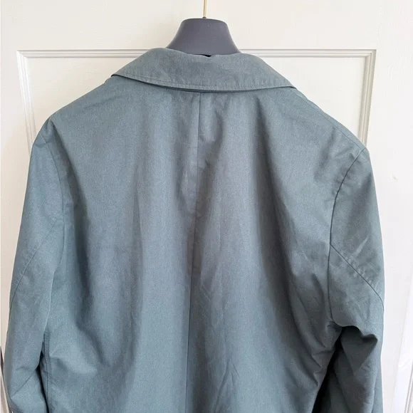 Brooks Brothers Teal Trench Coat - Picture 6 of 10